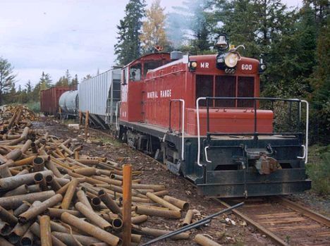 Mineral Range Railroad at Pluto, MI